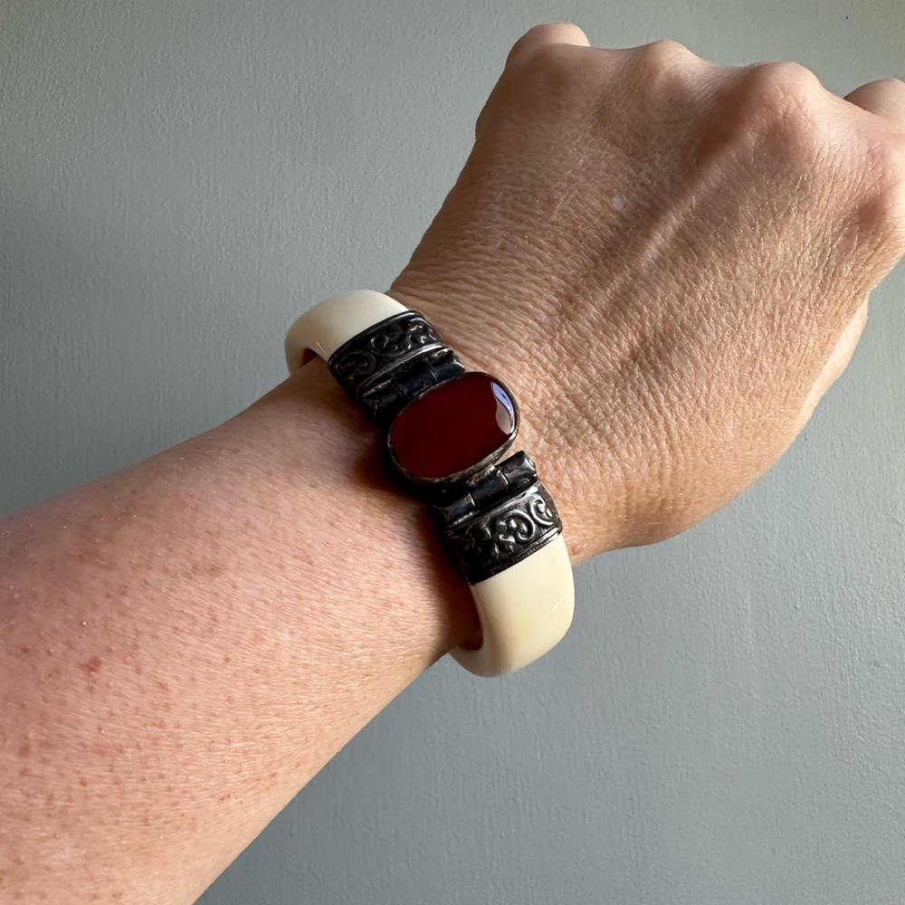 Antique Bone Indian Wedding Bracelet